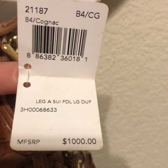 Anna Sui x Coach Fleur de Lis Duffel Sac LE Bag - Picture 12 of 14